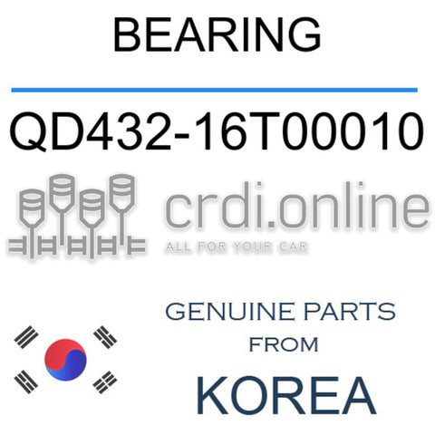 BEARING QD432-16T00010 QD43216T00010 QD432 16T00010