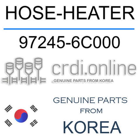 HOSE-HEATER 97245-6C000 972456C000 97245 6C000