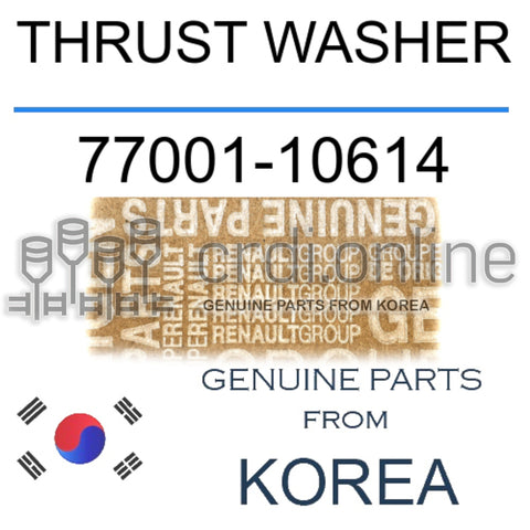 THRUST WASHER [ORIGINAL] 77001-10614 7700110614 77001 10614