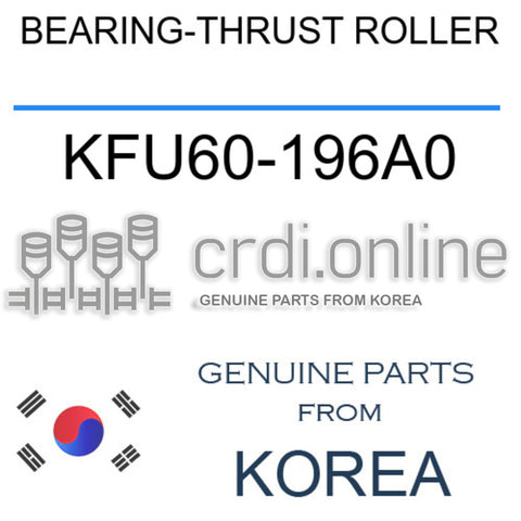 BEARING-THRUST ROLLER KFU60-196A0 KFU60196A0 KFU60 196A0