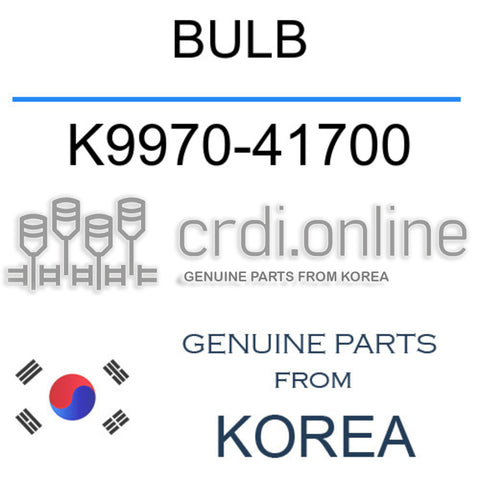 BULB [ORIGINAL] K9970-41700 K997041700 K9970 41700