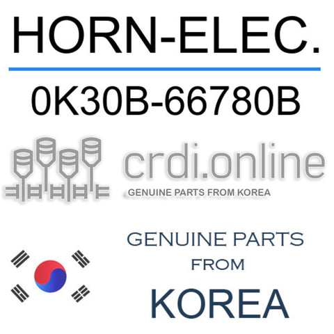 HORN-ELEC. [ORIGINAL] 0K30B-66780B 0K30B66780B 0K30B 66780B