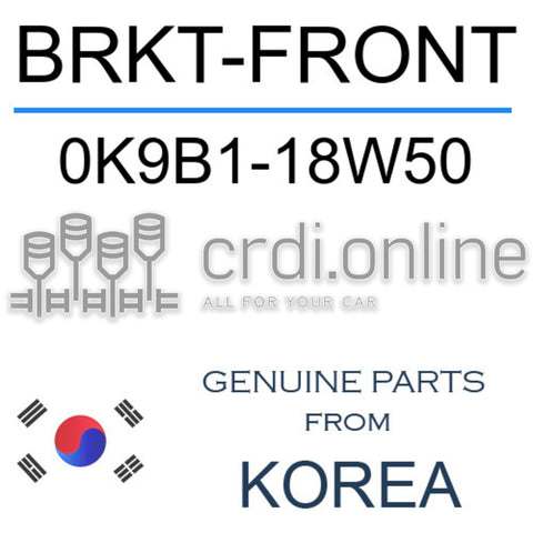 BRKT-FRONT [ORIGINAL] 0K9B1-18W50 0K9B118W50 0K9B1 18W50