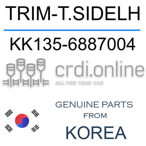 TRIM-T.SIDELH [ORIGINAL] KK135-6887004 KK1356887004 KK135 6887004