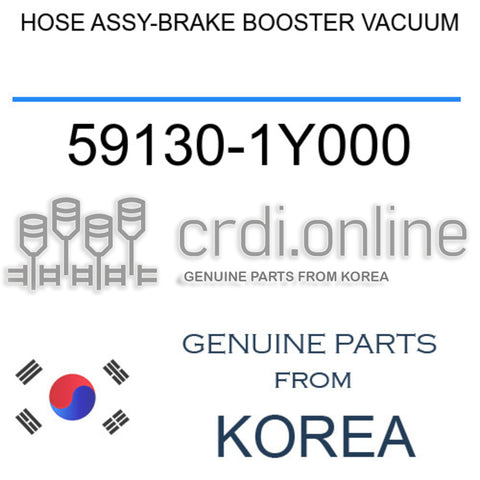 HOSE ASSY-BRAKE BOOSTER VACUUM 59130-1Y000 591301Y000 59130 1Y000