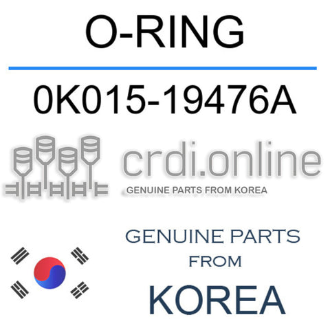 O-RING [ORIGINAL] 0K015-19476A 0K01519476A 0K015 19476A