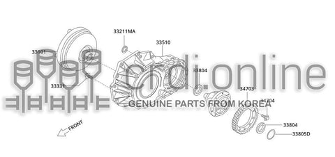 GASKET-OIL PAN 33630-35000 3363035000 33630 35000
