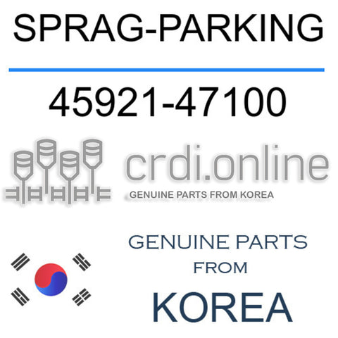SPRAG-PARKING [ORIGINAL] 45921-47100 4592147100 45921 47100
