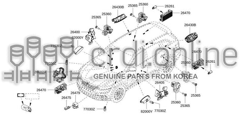 SOCKET & BULB ASSY 24860-5HA0A 248605HA0A 24860 5HA0A