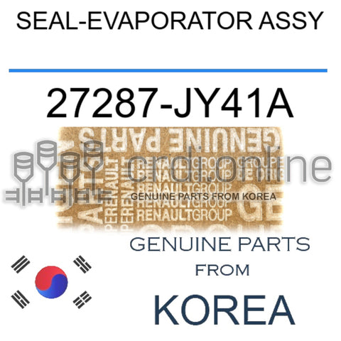 SEAL-EVAPORATOR ASSY [ORIGINAL] 27287-JY41A 27287JY41A 27287 JY41A