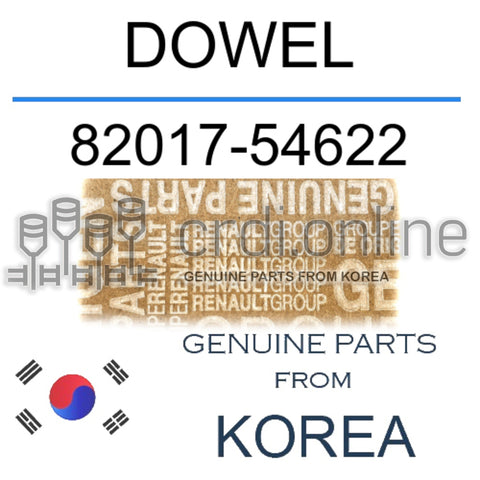 DOWEL [ORIGINAL] 82017-54622 8201754622 82017 54622