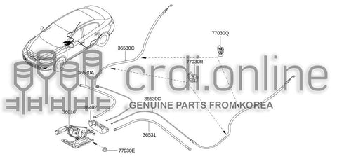 DEVICE ASSY-PARKING BRAKE 36010-0018R 360100018R 36010 0018R