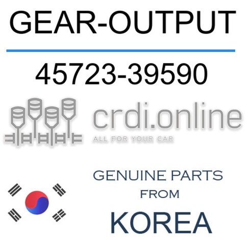 GEAR-OUTPUT [ORIGINAL] 45723-39590 4572339590 45723 39590