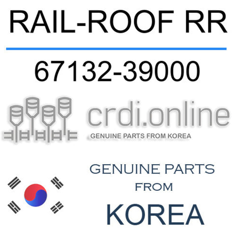 RAIL-ROOF RR [ORIGINAL] 67132-39000 6713239000 67132 39000