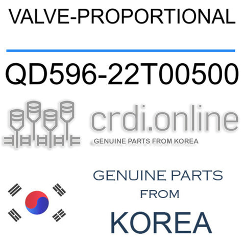 VALVE-PROPORTIONAL [ORIGINAL] QD596-22T00500 QD59622T00500 QD596 22T00500