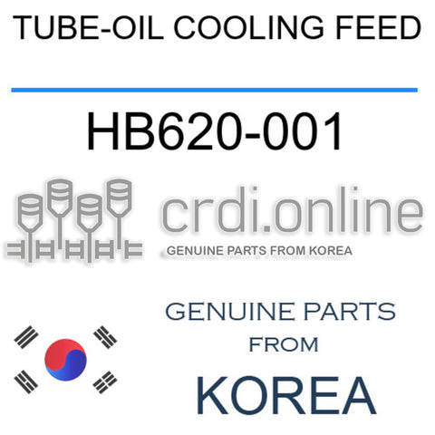 TUBE-OIL COOLING FEED HB620-001 HB620001 HB620 001