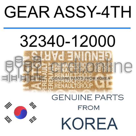 GEAR ASSY-4TH [ORIGINAL] 32340-12000 3234012000 32340 12000