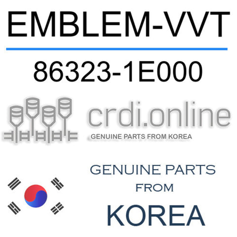 EMBLEM-VVT 86323-1E000 863231E000 86323 1E000
