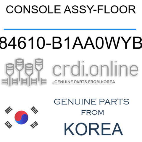 CONSOLE ASSY-FLOOR [ORIGINAL] 84610-B1AA0WYB 84610B1AA0WYB 84610 B1AA0WYB