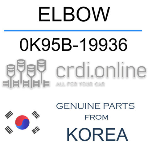 ELBOW [ORIGINAL] 0K95B-19936 0K95B19936 0K95B 19936