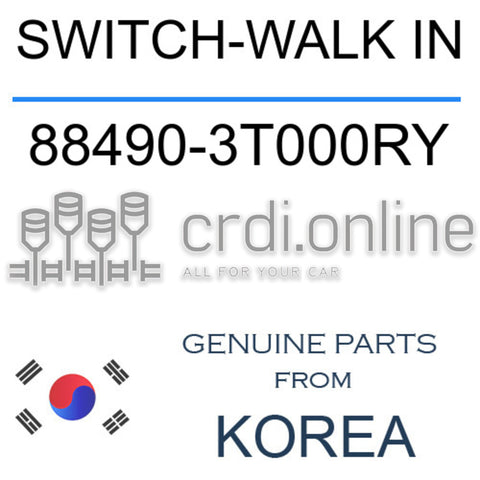 SWITCH-WALK IN [ORIGINAL] 88490-3T000RY 884903T000RY 88490 3T000RY