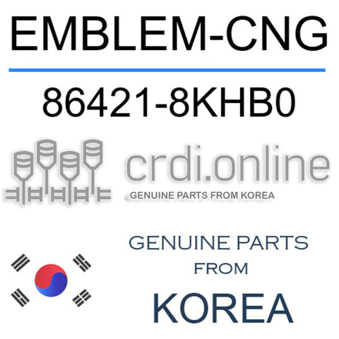 EMBLEM-CNG [ORIGINAL] 86421-8KHB0 864218KHB0 86421 8KHB0