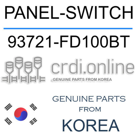 [ORIGINAL] PANEL-SWITCH 93721-FD100BT 93721FD100BT 93721 FD100BT