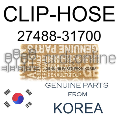 CLIP-HOSE [ORIGINAL] 27488-31700 2748831700 27488 31700