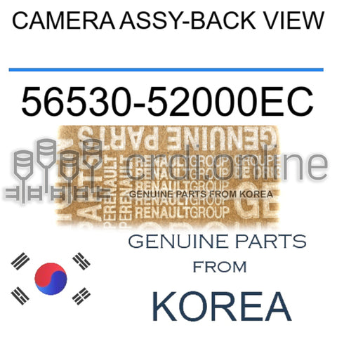 CAMERA ASSY-BACK VIEW [ORIGINAL] 56530-52000EC 5653052000EC 56530 52000EC