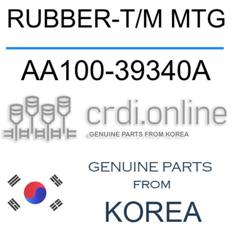 RUBBER-T/M MTG AA100-39340A AA10039340A AA100 39340A
