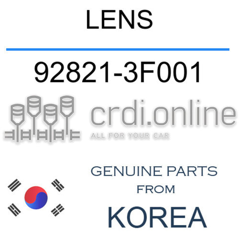 LENS [ORIGINAL] 92821-3F001 928213F001 92821 3F001