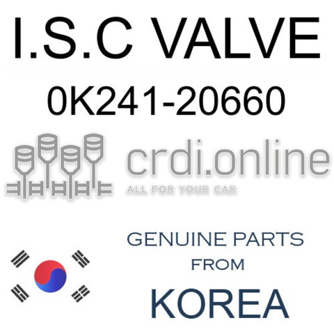 I.S.C VALVE [ORIGINAL] 0K241-20660 0K24120660 0K241 20660