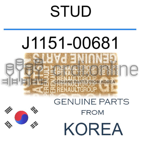 STUD [ORIGINAL] J1151-00681 J115100681 J1151 00681