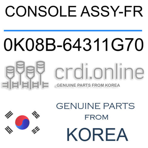 CONSOLE ASSY-FR [ORIGINAL] 0K08B-64311G70 0K08B64311G70 0K08B 64311G70