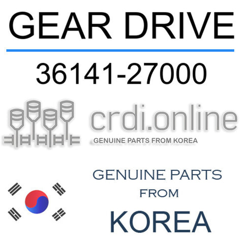 GEAR DRIVE [ORIGINAL] 36141-27000 3614127000 36141 27000