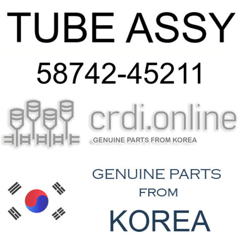 TUBE ASSY 58742-45211 5874245211 58742 45211