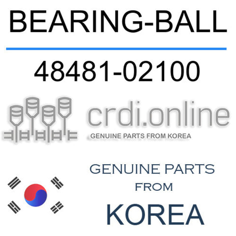 BEARING-BALL [ORIGINAL] 48481-02100 4848102100 48481 02100