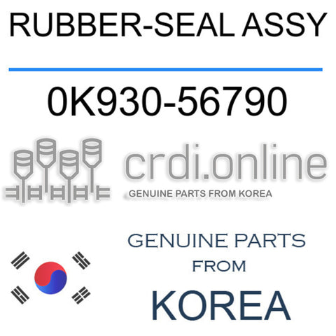 RUBBER-SEAL ASSY [ORIGINAL] 0K930-56790 0K93056790 0K930 56790