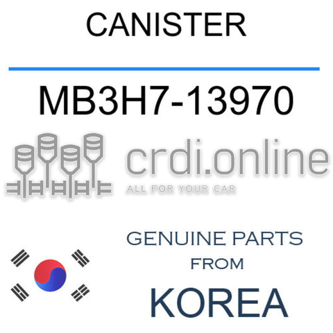 CANISTER [ORIGINAL] MB3H7-13970 MB3H713970 MB3H7 13970
