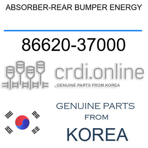 ABSORBER-REAR BUMPER ENERGY [ORIGINAL] 86620-37000 8662037000 86620 37000