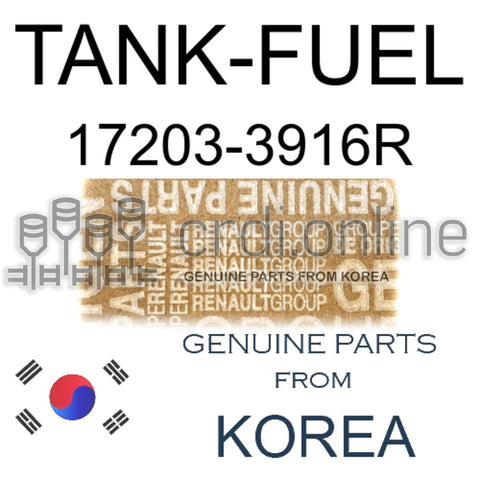 TANK-FUEL [ORIGINAL] 17203-3916R 172033916R 17203 3916R