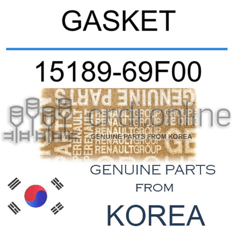 GASKET [ORIGINAL] 15189-69F00 1518969F00 15189 69F00