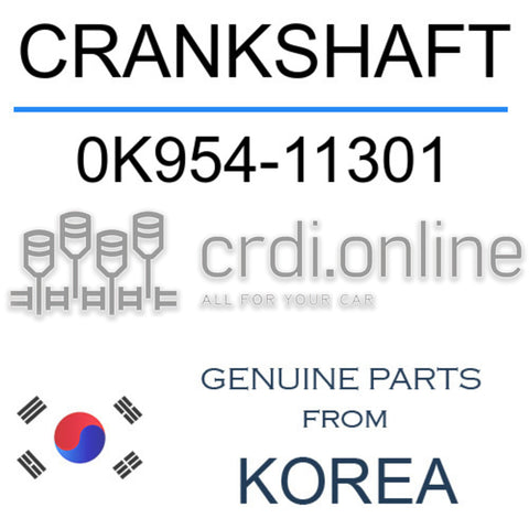 CRANKSHAFT [ORIGINAL] 0K954-11301 0K95411301 0K954 11301