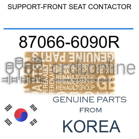 SUPPORT-FRONT SEAT CONTACTOR [ORIGINAL] 87066-6090R 870666090R 87066 6090R