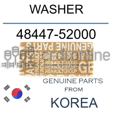 WASHER [ORIGINAL] 48447-52000 4844752000 48447 52000