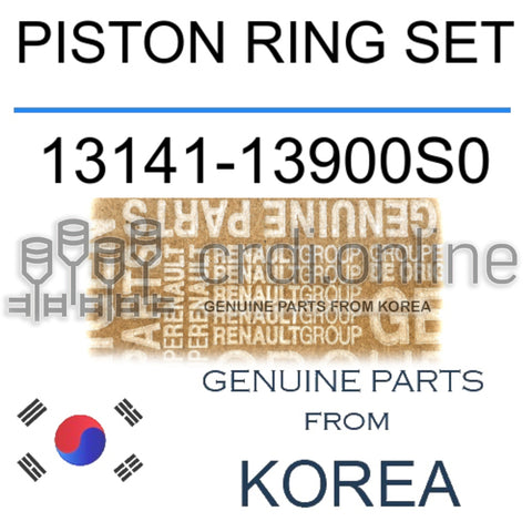PISTON RING SET [ORIGINAL] 13141-13900S0 1314113900S0 13141 13900S0