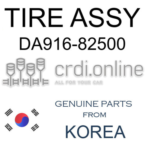 TIRE ASSY [ORIGINAL] DA916-82500 DA91682500 DA916 82500