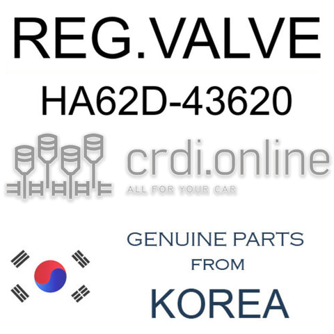 REG.VALVE [ORIGINAL] HA62D-43620 HA62D43620 HA62D 43620