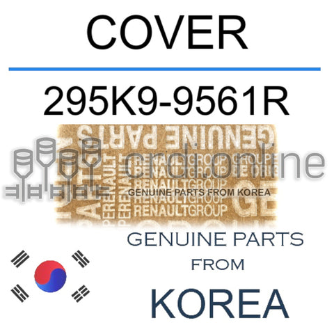 COVER [ORIGINAL] 295K9-9561R 295K99561R 295K9 9561R