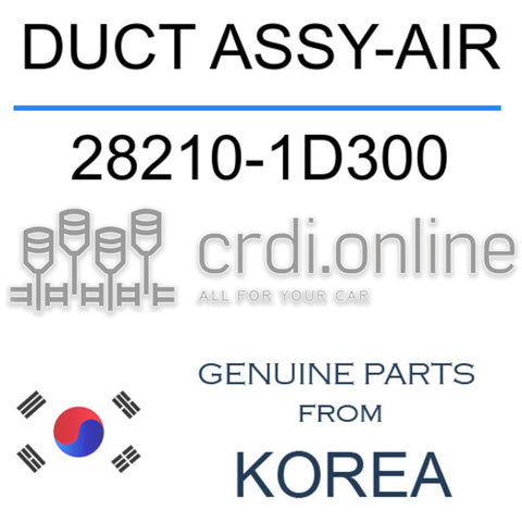 DUCT ASSY-AIR [ORIGINAL] 28210-1D300 282101D300 28210 1D300